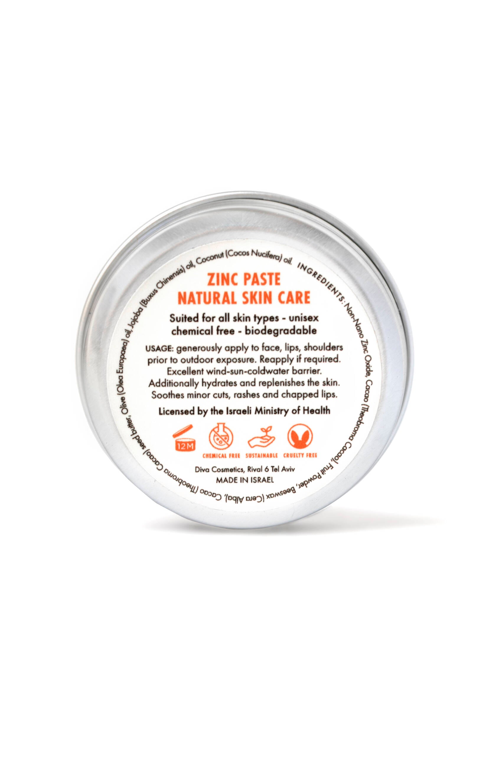 Sun Sessions - Natural zinc paste - 20gr