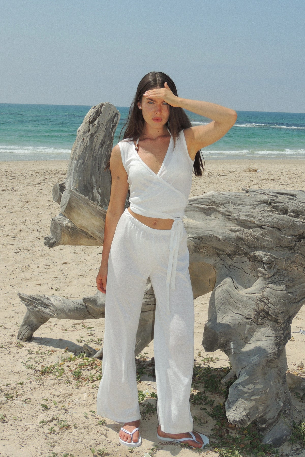 Ocean Breeze Pants - White
